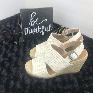 Biala Leather Wedge Espadrilles